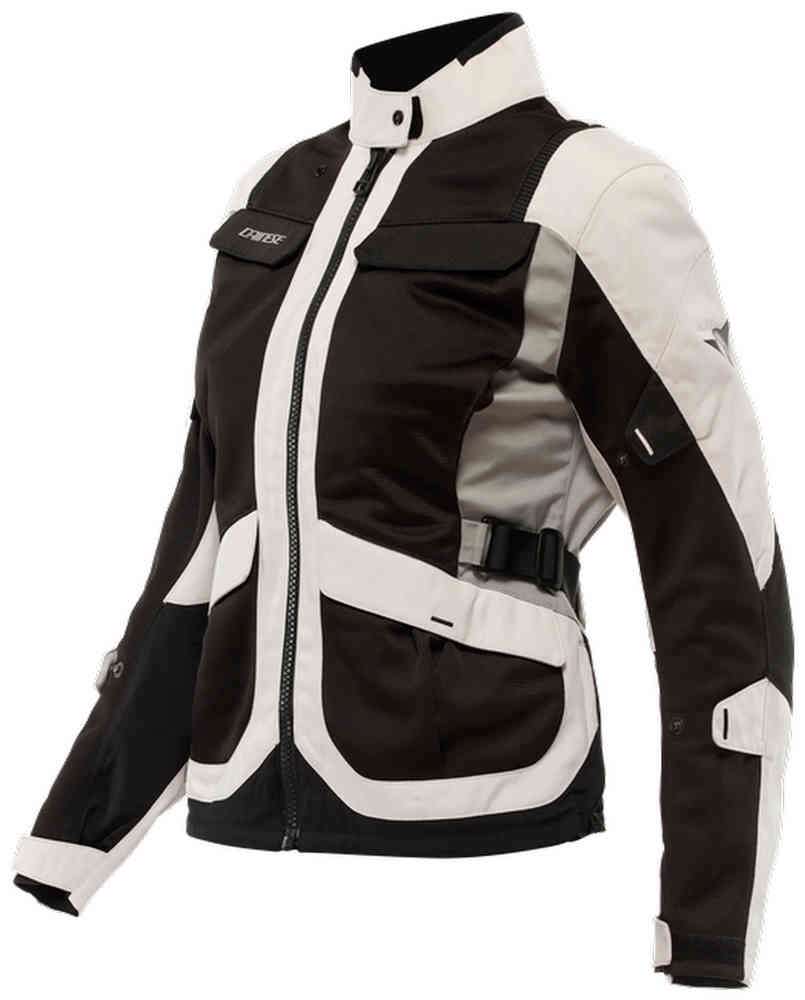 Женская мотоциклетная текстильная куртка Desert Tex Dainese, черный/бежевый