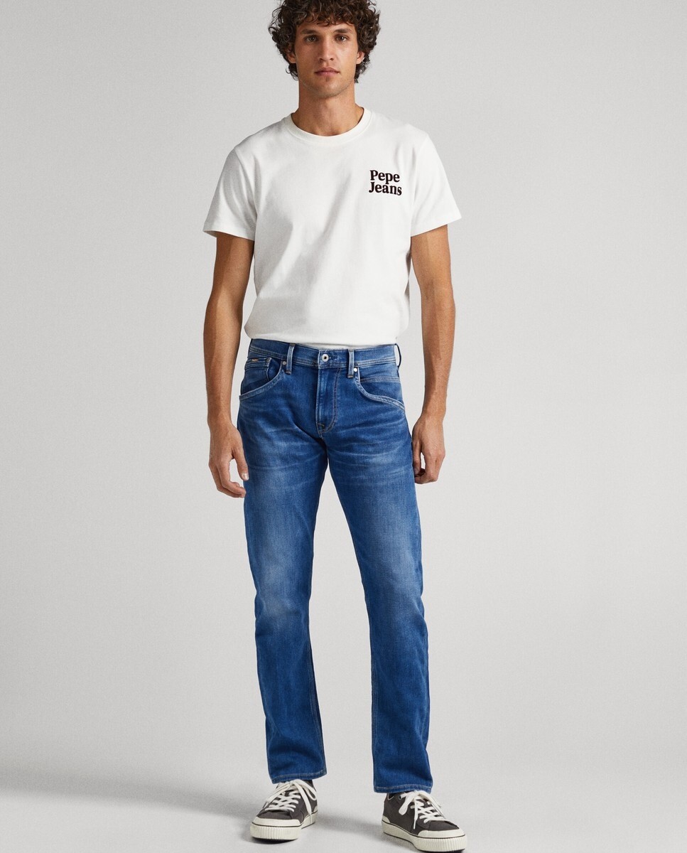 

Синие мужские джинсы Regular Track Pepe Jeans, синий
