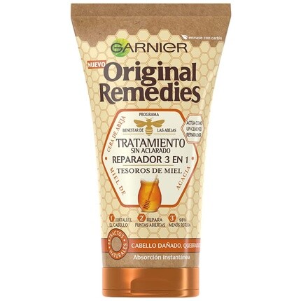 Несмываемое средство Original Remedies Honey 3 в 1, 150 мл, Garnier