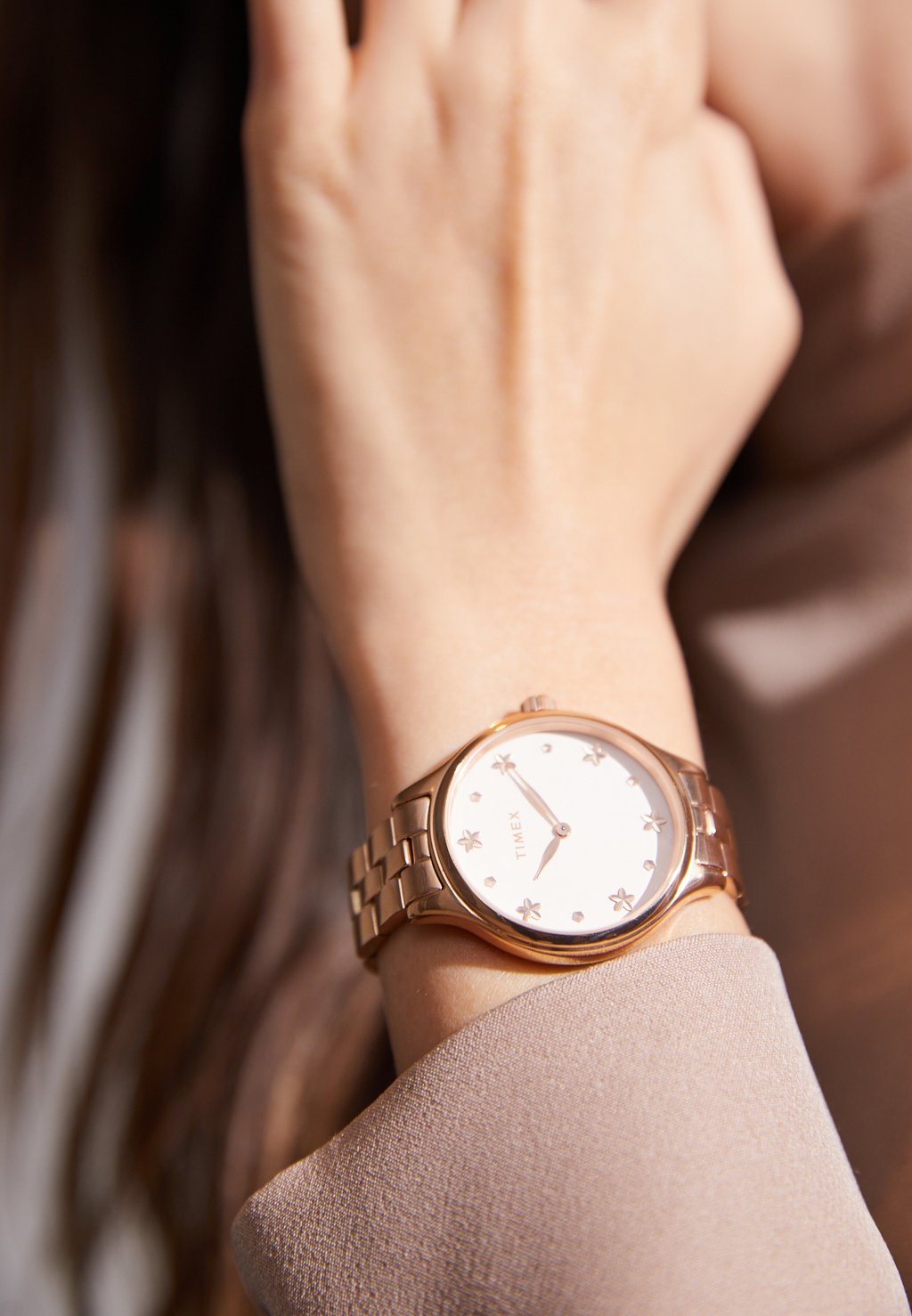 Часы Timex, розовое золото