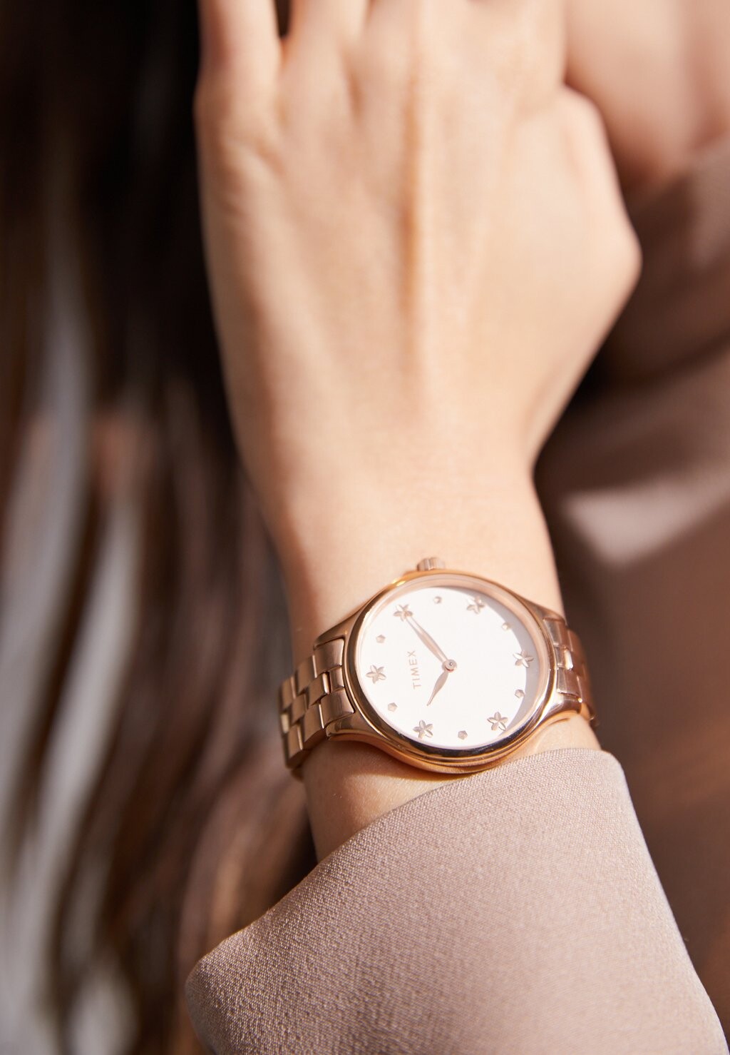 

Часы Timex, розовое золото