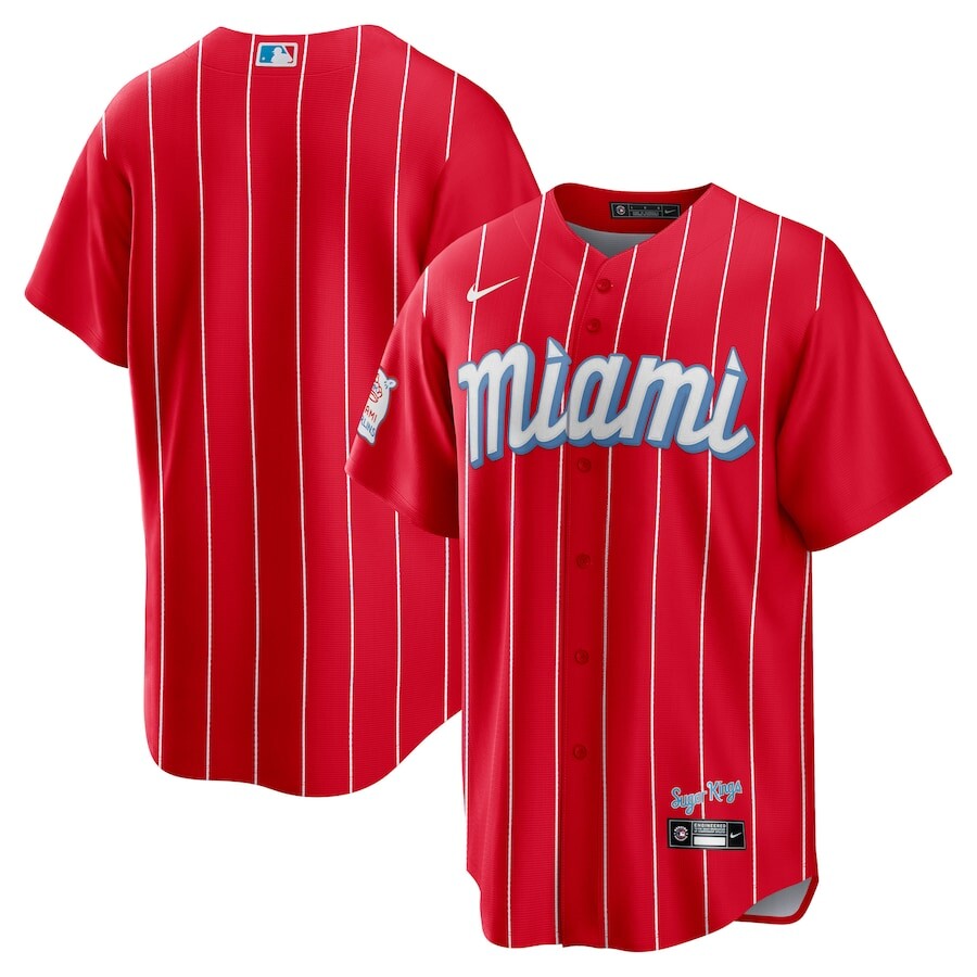 

Джерси Nike Miami Marlins, красный