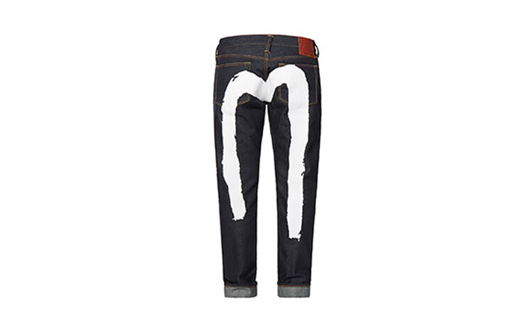 

Джинсы мужские деним синие Evisu, синий