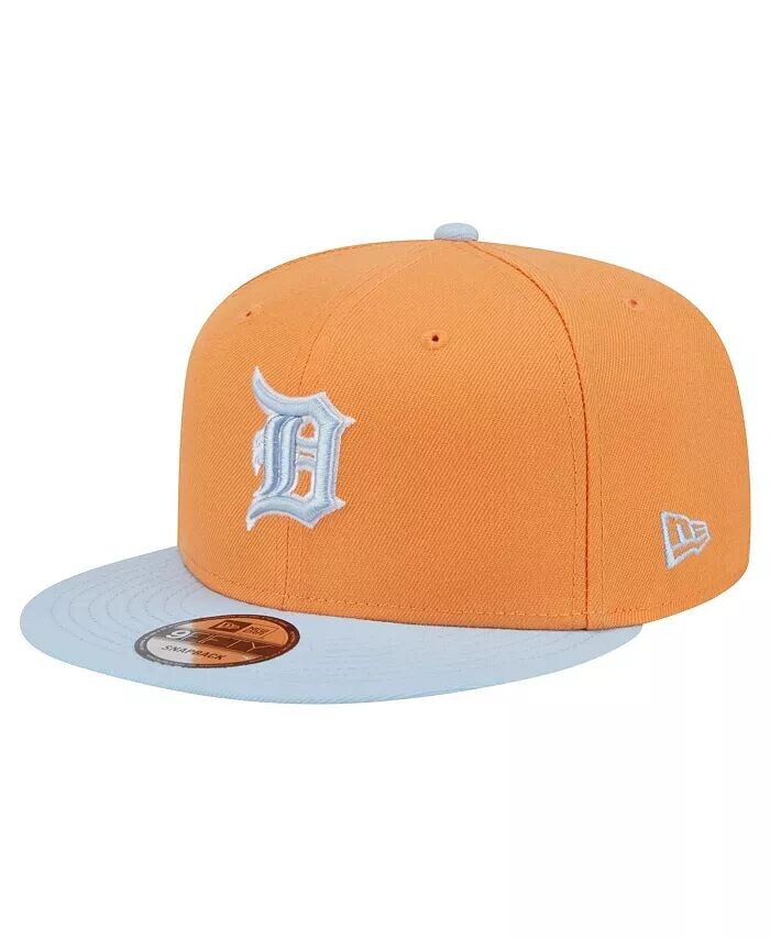 

Мужская оранжевая двухцветная бейсболка Detroit Tigers Spring Color 9FIFTY Snapback New Era, оранжевый