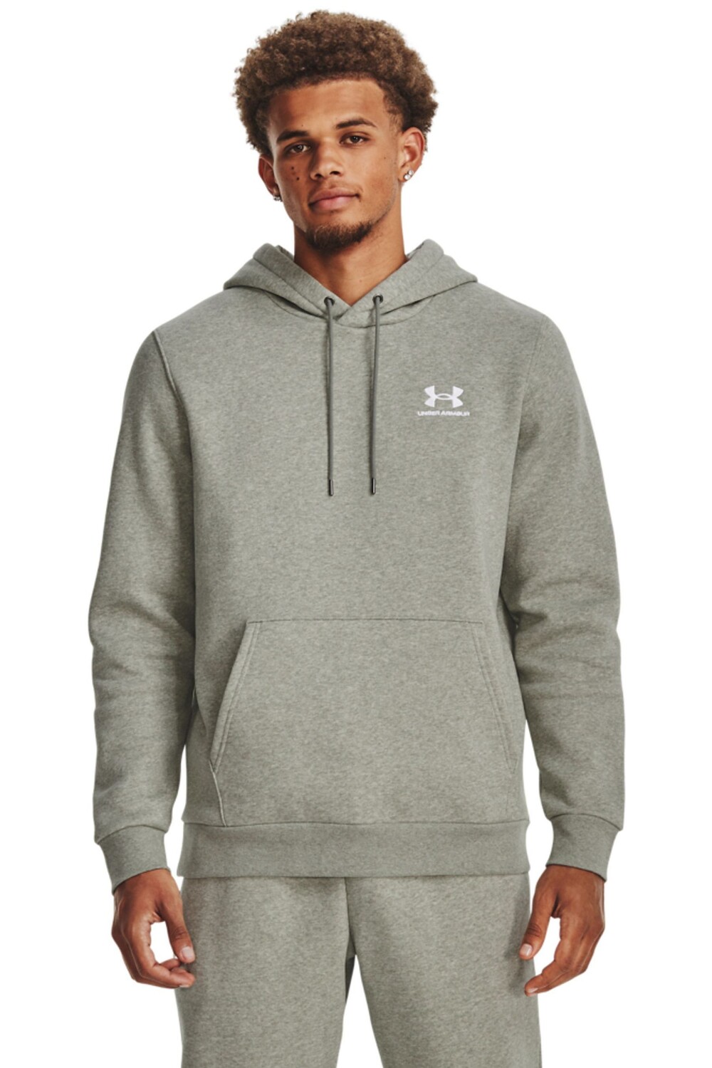

Светло-серая флисовая толстовка Essential Under Armour, серый