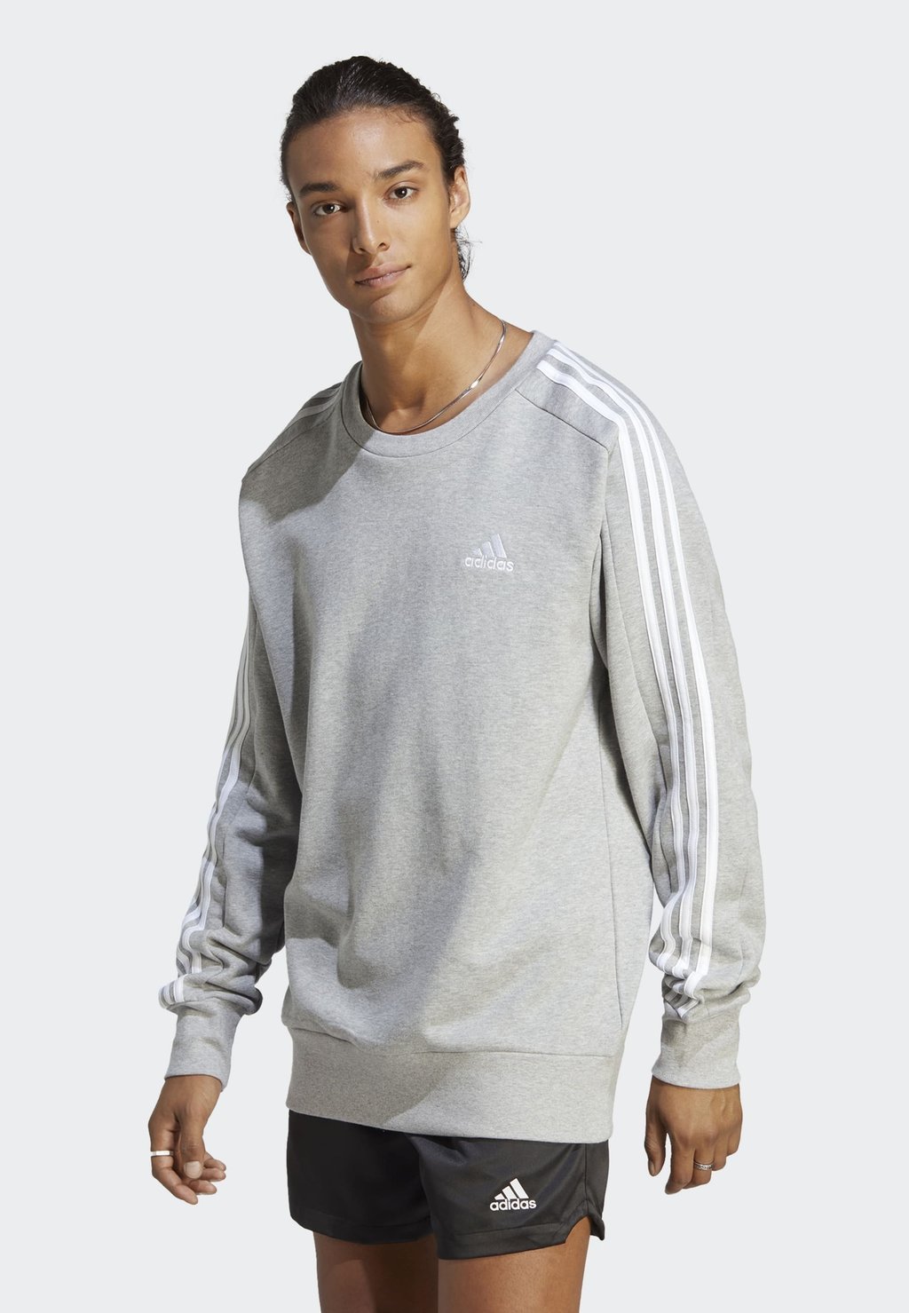 Свитшот adidas Sportswear, цвет medium grey heather олимпийка he1993 adidas g3sfzhd medium grey heather 110
