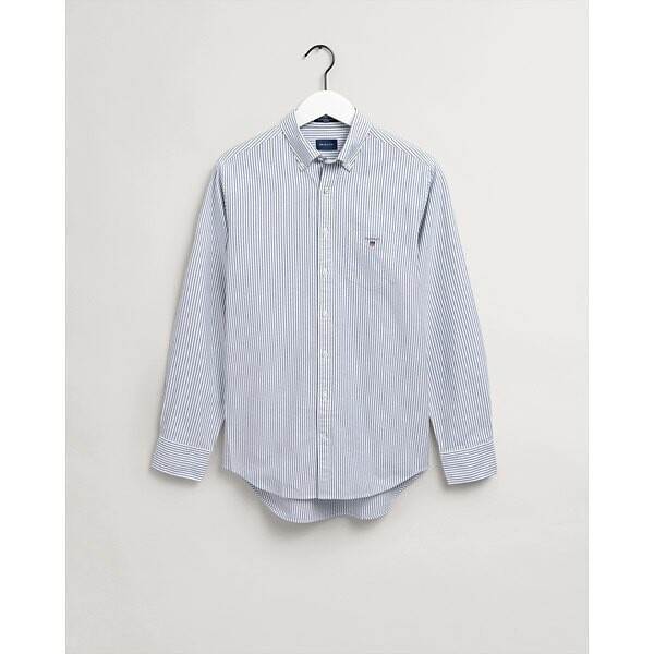 

Рубашка Gant Regular Oxford Banker Buttoned, синий