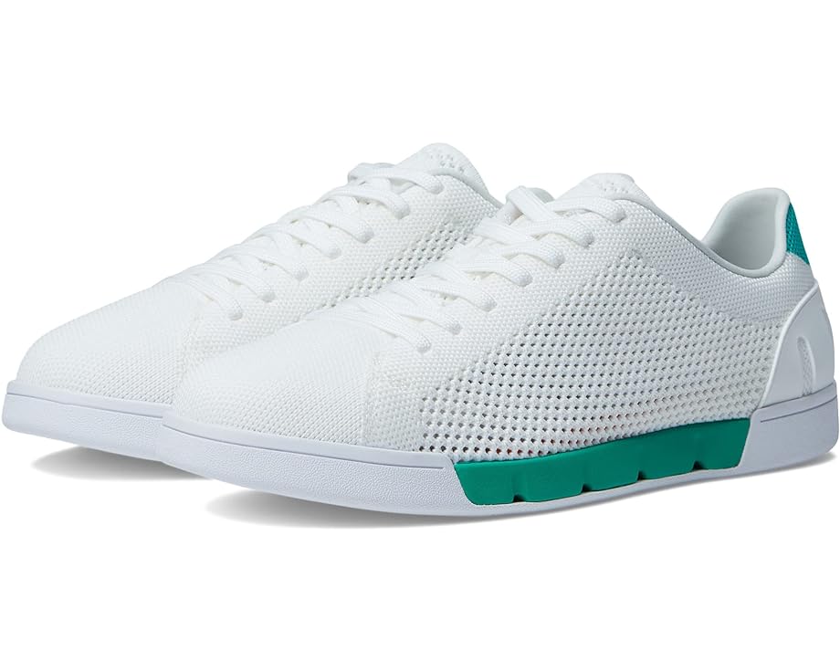 

Кроссовки SWIMS Breeze Tennis Knit Sneakers, цвет White/Grass Green