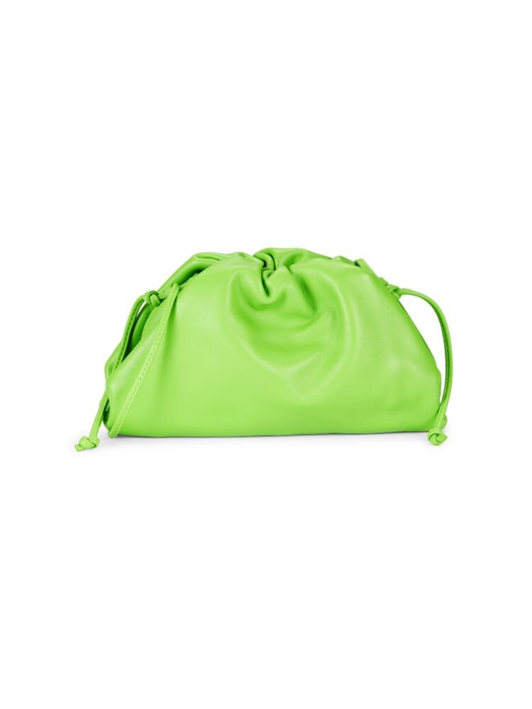 

Кожаная трансформируемая сумка через плечо Bottega Veneta, цвет Lime Green