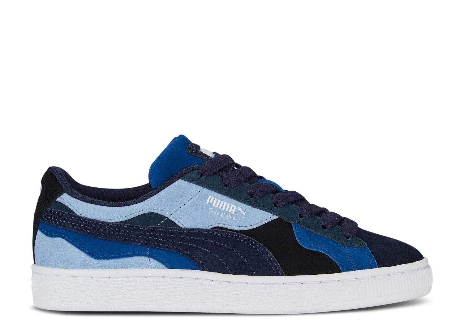 

Кроссовки Puma Suede Big Kid 'Camowave - Navy Day Dream', синий