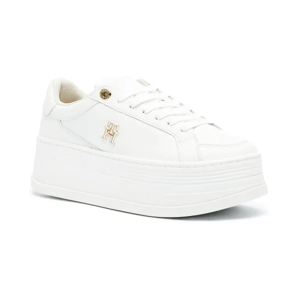 

Кожаные кроссовки Tommy Hilfiger, белый
