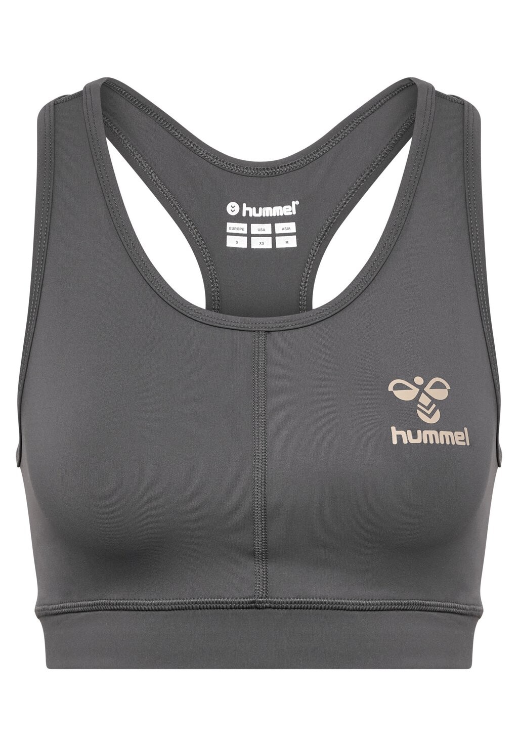 

Спортивный бюстгальтер со средней поддержкой Hummel, серый