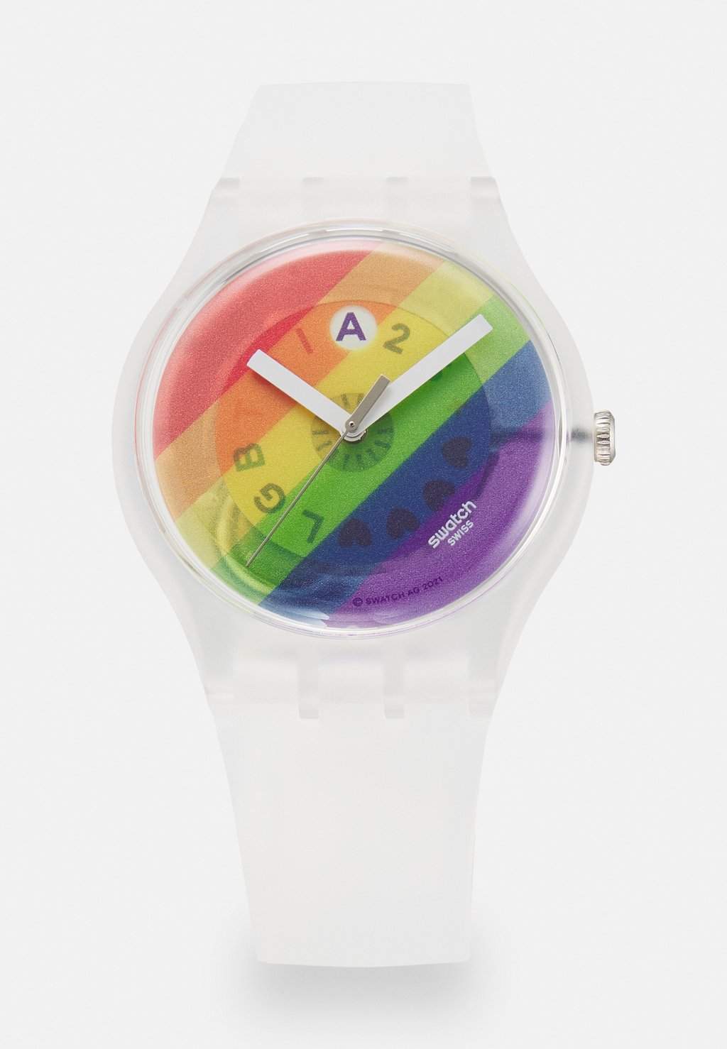 Часы Swatch сандалии на платформе colbie aldo цвет white multi coloured