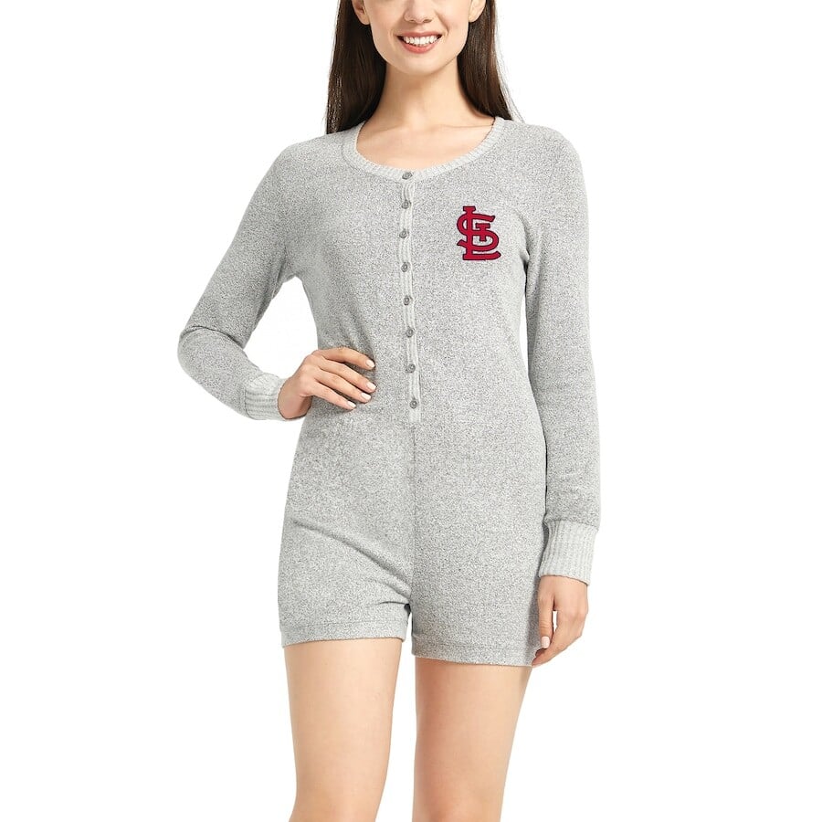 

Свитер-комбинезон Concepts Sport St Louis Cardinals, серый