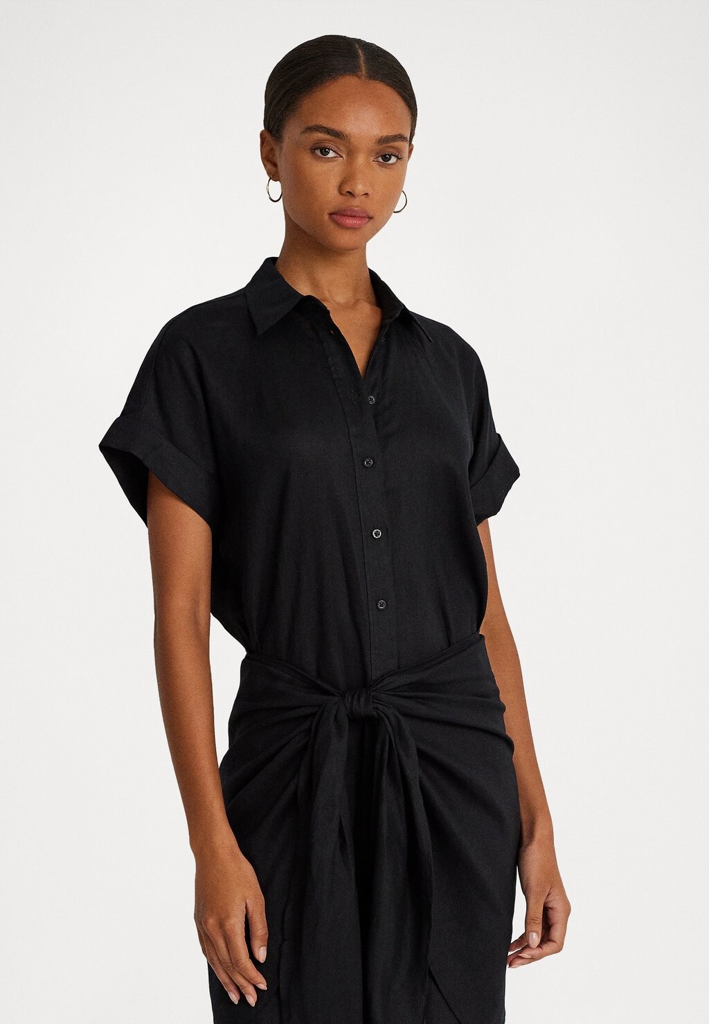 

Классическая рубашка Lauren Ralph Lauren KAYTEAH SHORT SLEEVE DRESS, черный