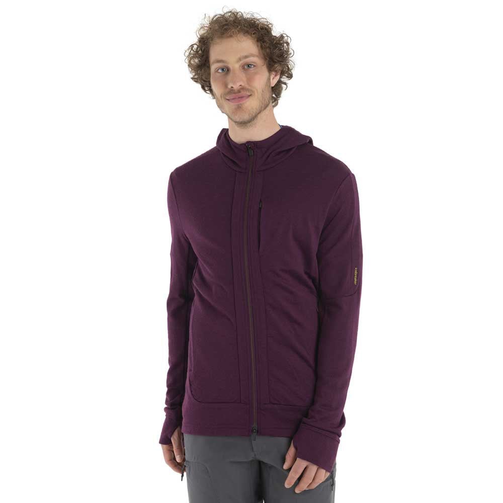 

Толстовка Icebreaker Quantum III Merino Full Zip, фиолетовый