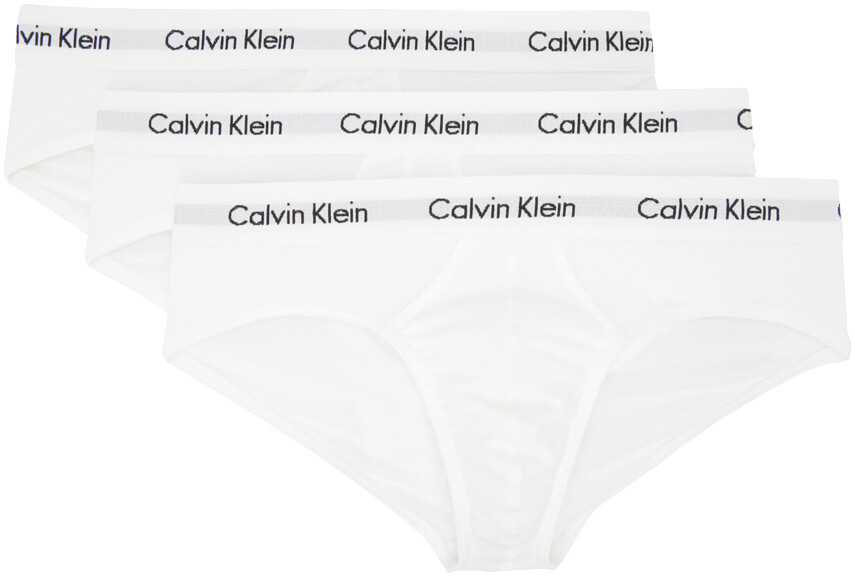 

Комплект из трех белых трусов Calvin Klein Underwear