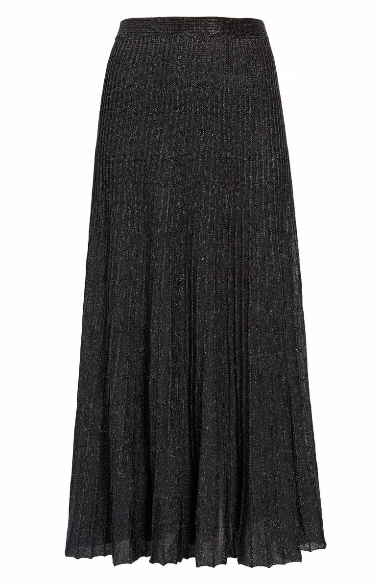 

Юбка миди в рубчик с блестками PROENZA SCHOULER, черный