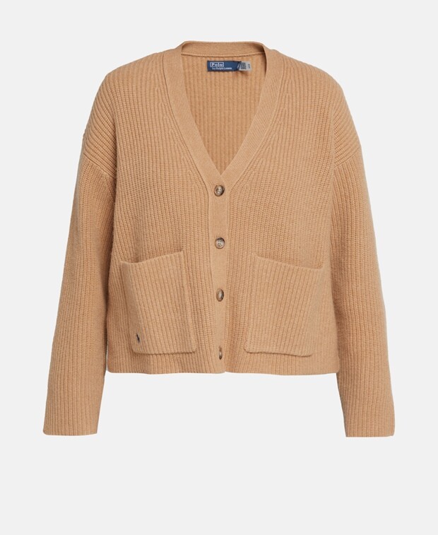 

Шерстяной кардиган Polo Ralph Lauren, кэмел