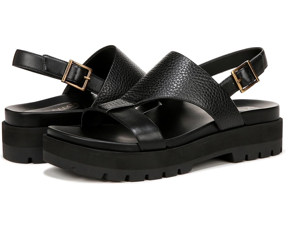 Сандалии VIONIC Alondra Lug Ankle Straps, цвет Black Leather фото
