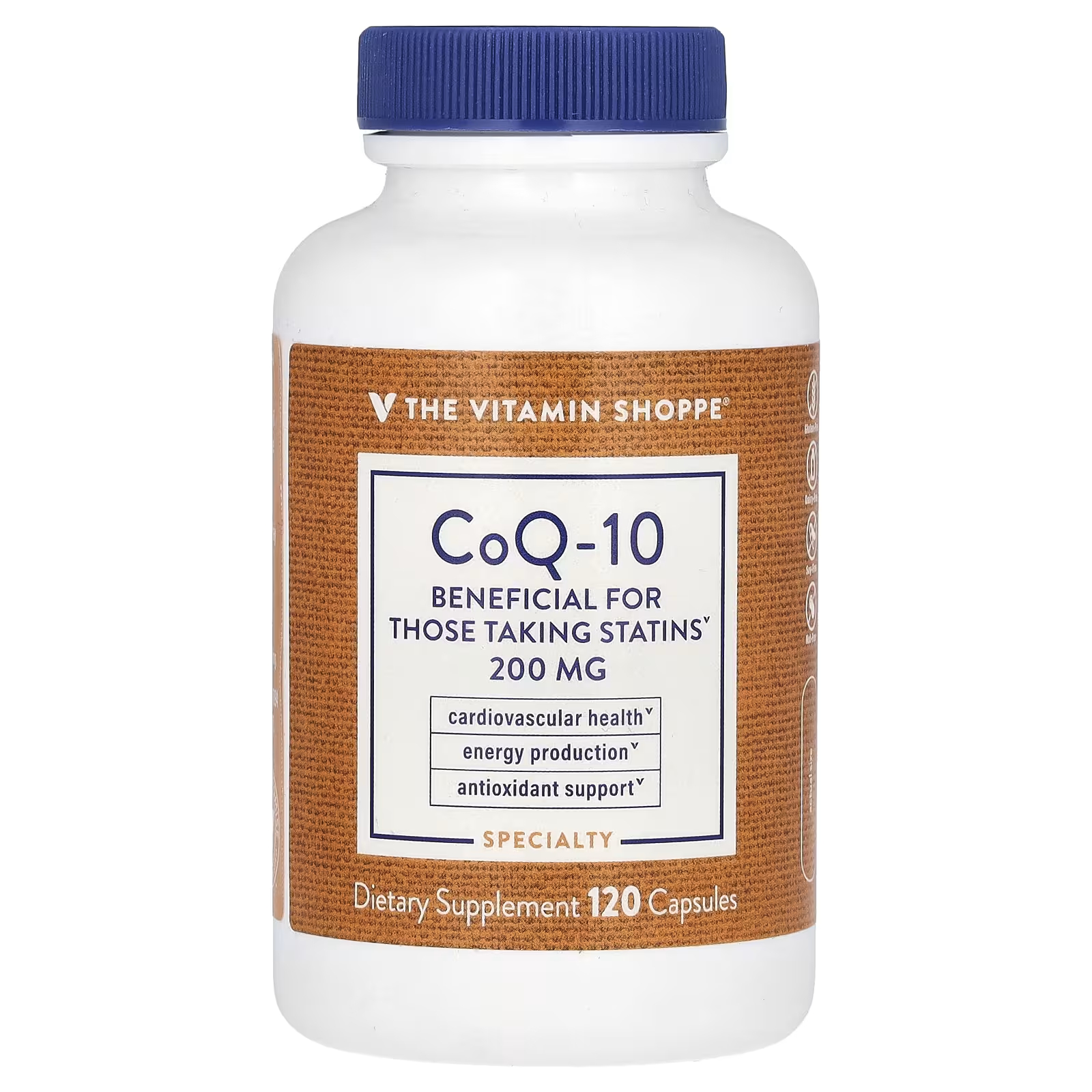 цена Пищевая добавка The Vitamin Shoppe CoQ-10 200 мг, 120 капсул