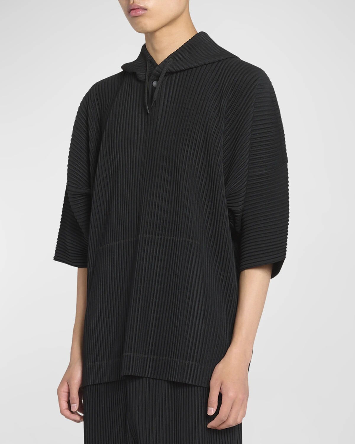 

Мужское худи MC June со складками Homme Plisse Issey Miyake, цвет Black