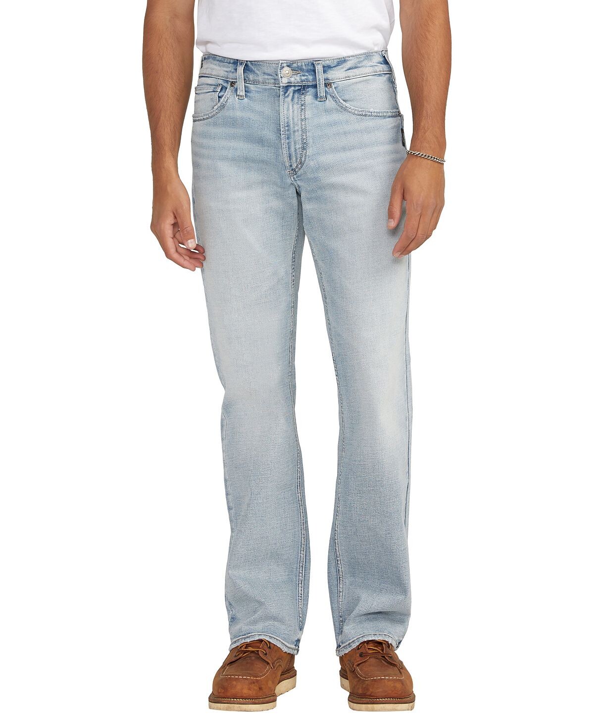 

Мужские прямые джинсы свободного кроя Zac Silver Jeans Co.