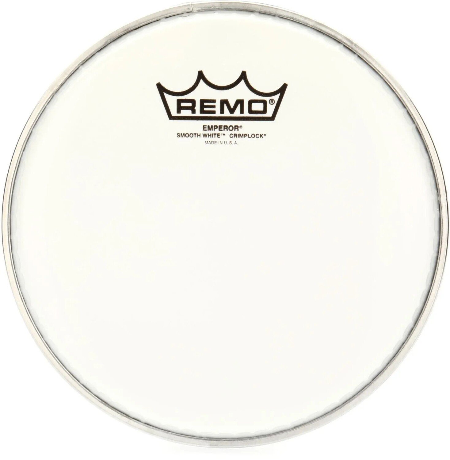 

Теноровый пластик Remo Emperor Smooth White Crimplock — 8 дюймов