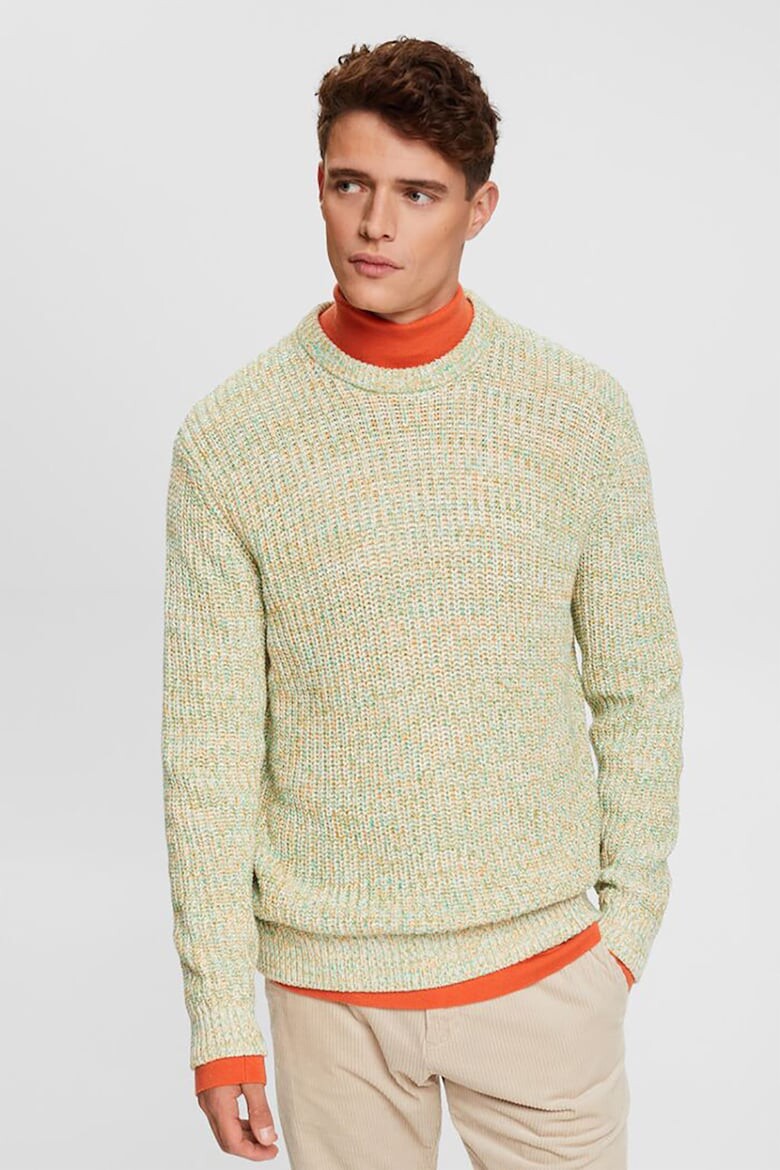 

Свитер с овальным вырезом Esprit, бежевый