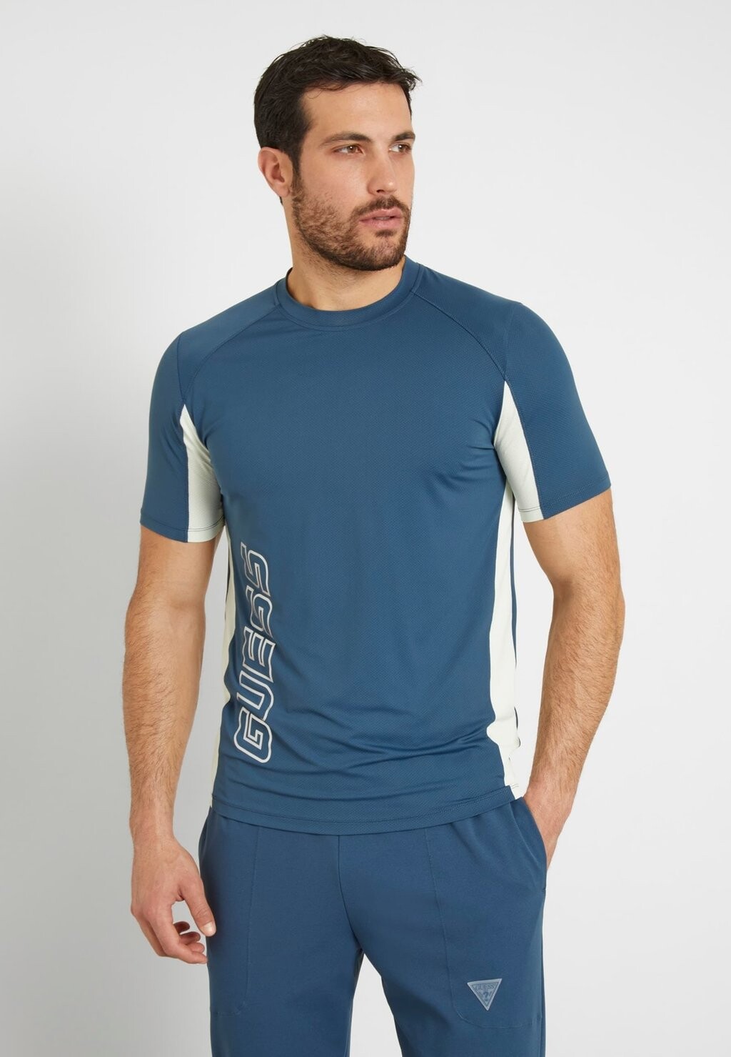 

Футболка с принтом. T-SHIRT Guess, синий
