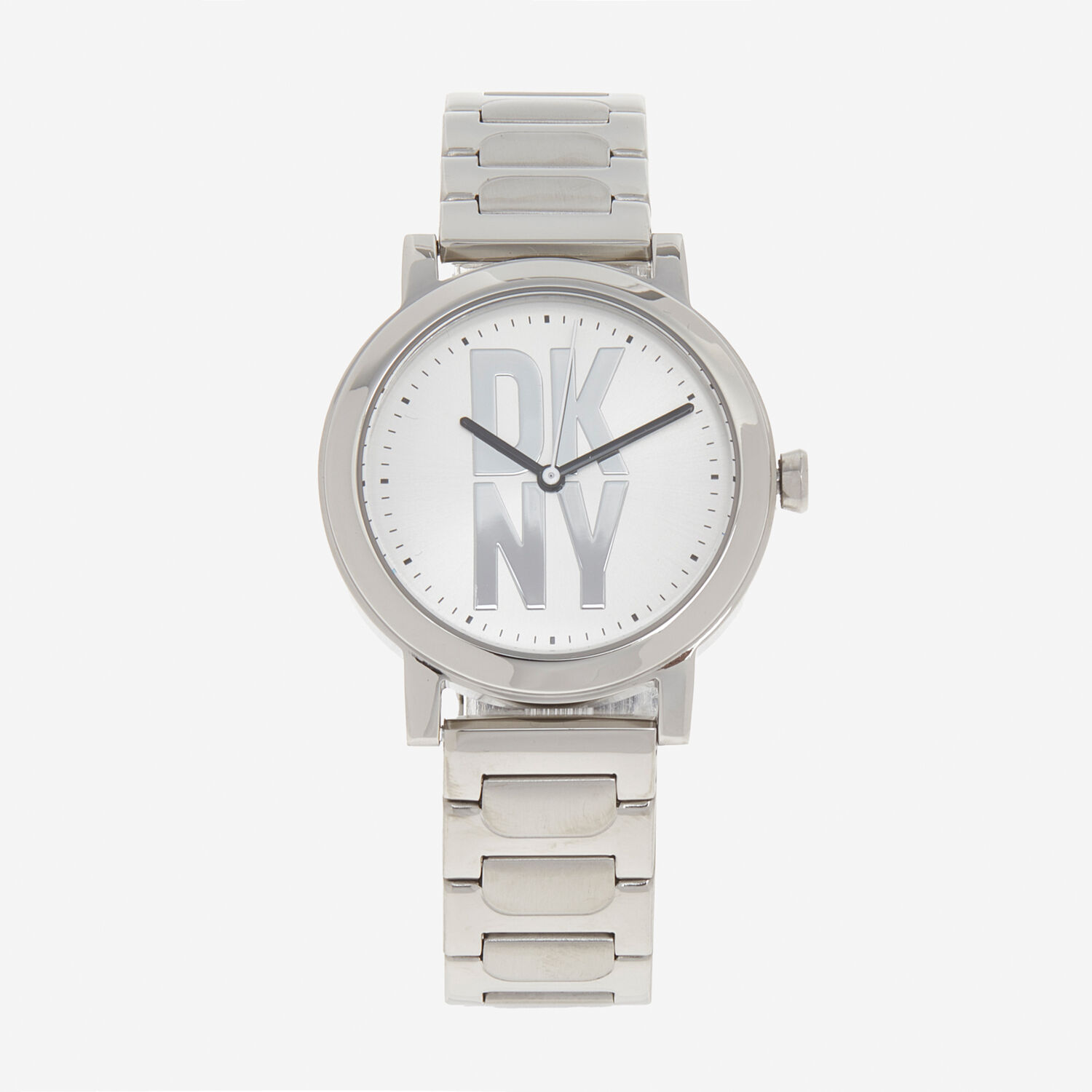 Наручные часы серебристого цвета DKNY
