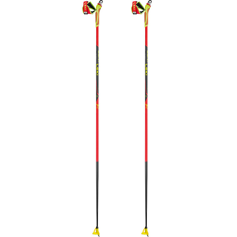 

Палки для беговых лыж HRC Max FRT Leki, красный