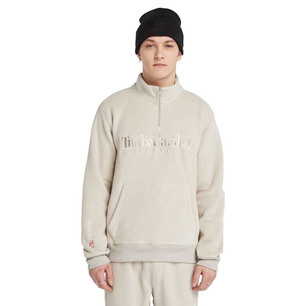 

Толстовка Timberland Linear Logo Half Zip, бежевый