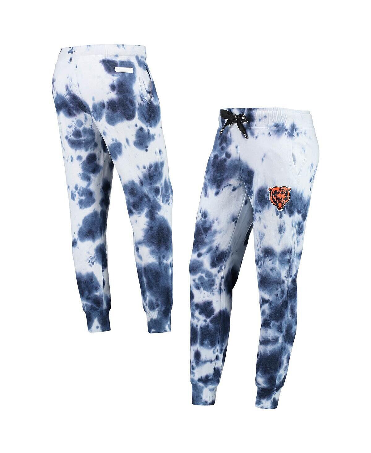 

Женские белые и темно-синие брюки-джоггеры Chicago Bears Melody с принтом тай-дай DKNY