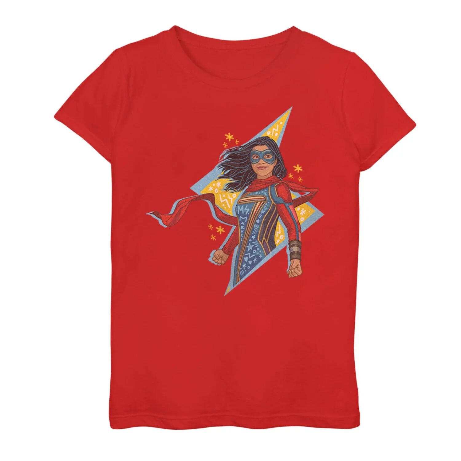 

Футболка с рисунком Lighting Doodle для девочек 7–16 лет Marvel Ms Marvel Marvel