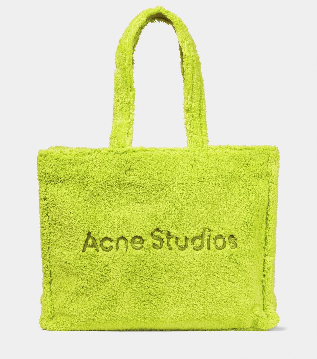 

Махровая сумка-тоут Acne Studios, желтый