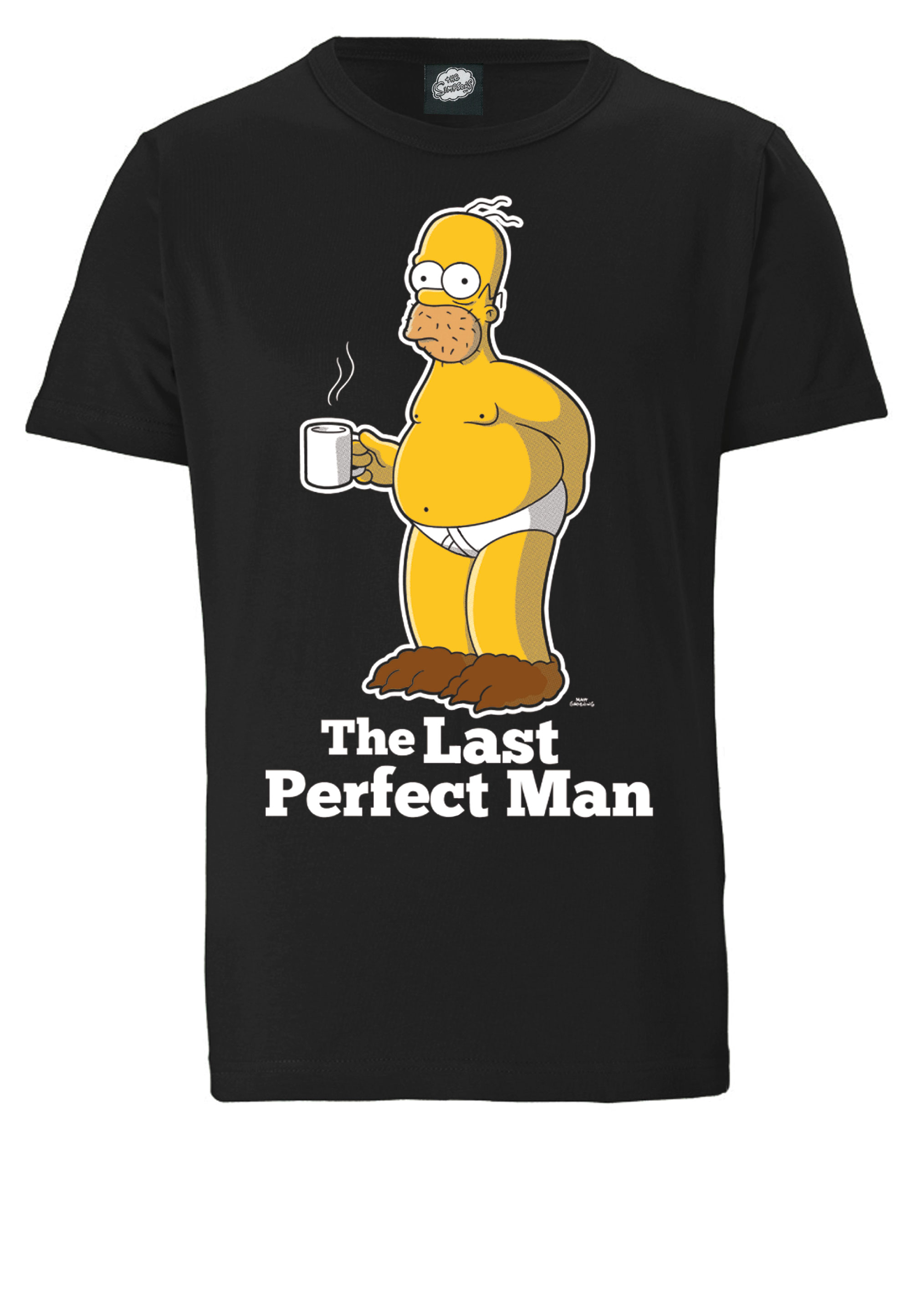 Футболка Logoshirt Simpsons Homer Simpson, черный