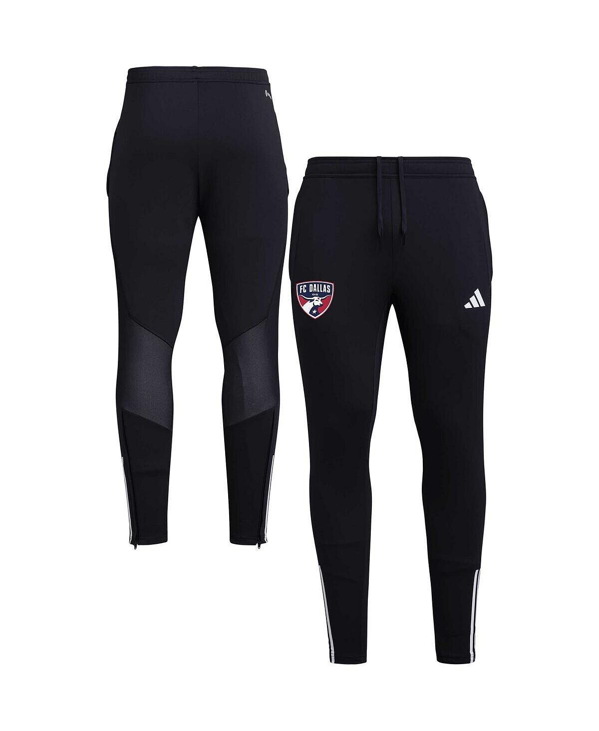 

Мужские черные тренировочные брюки On-Field Team Crest AEROREADY FC Dallas 2023 adidas, Черный