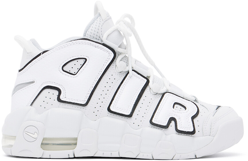 

Серые детские кроссовки Nike Kids More Uptempo Big