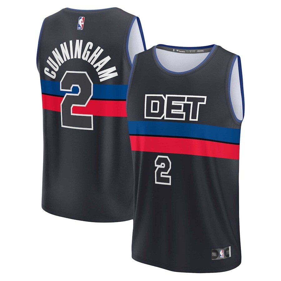 

Джерси Fanatics Branded Detroit Pistons, черный