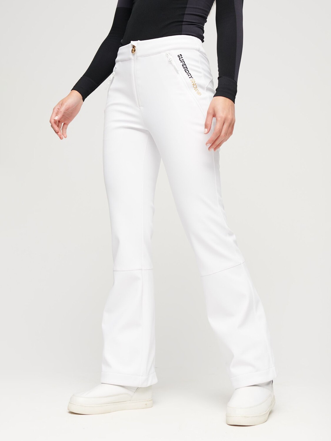 

Узкие брюки Ski Softshell Superdry, белый