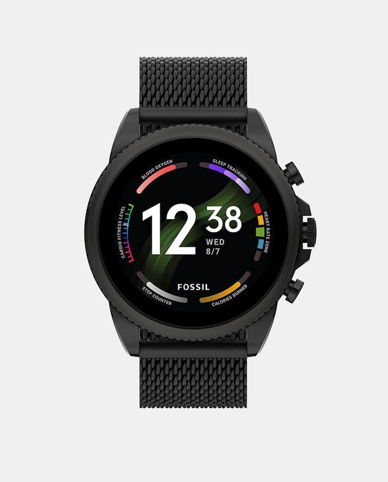 

Мужские умные часы Gen 6 FTW4066, черные стальные Fossil, черный