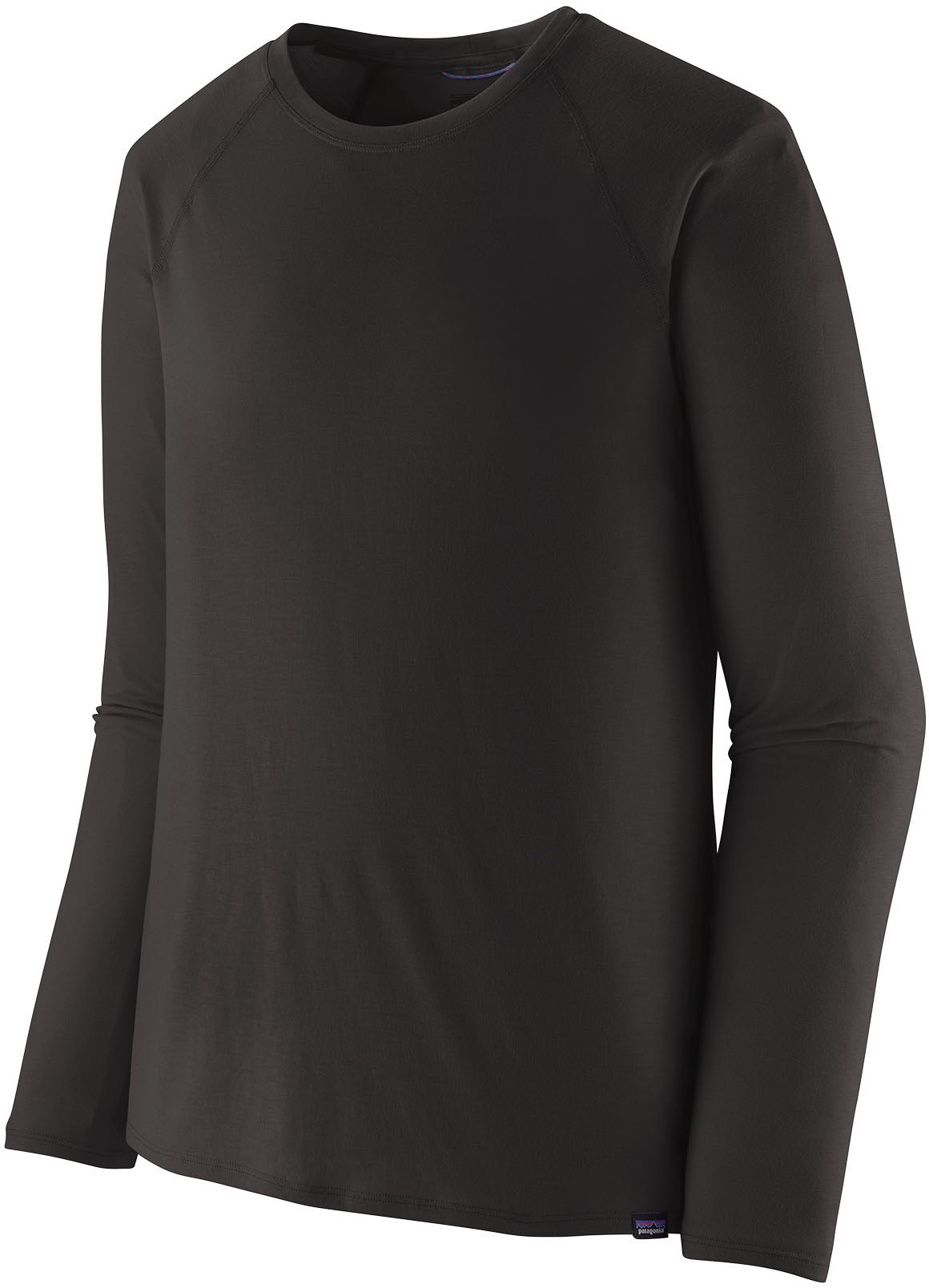 Рубашка с длинными рукавами Capilene Cool Trail — мужская Patagonia, черный повседневная рубашка с длинными рукавами capilene cool – мужская patagonia белый