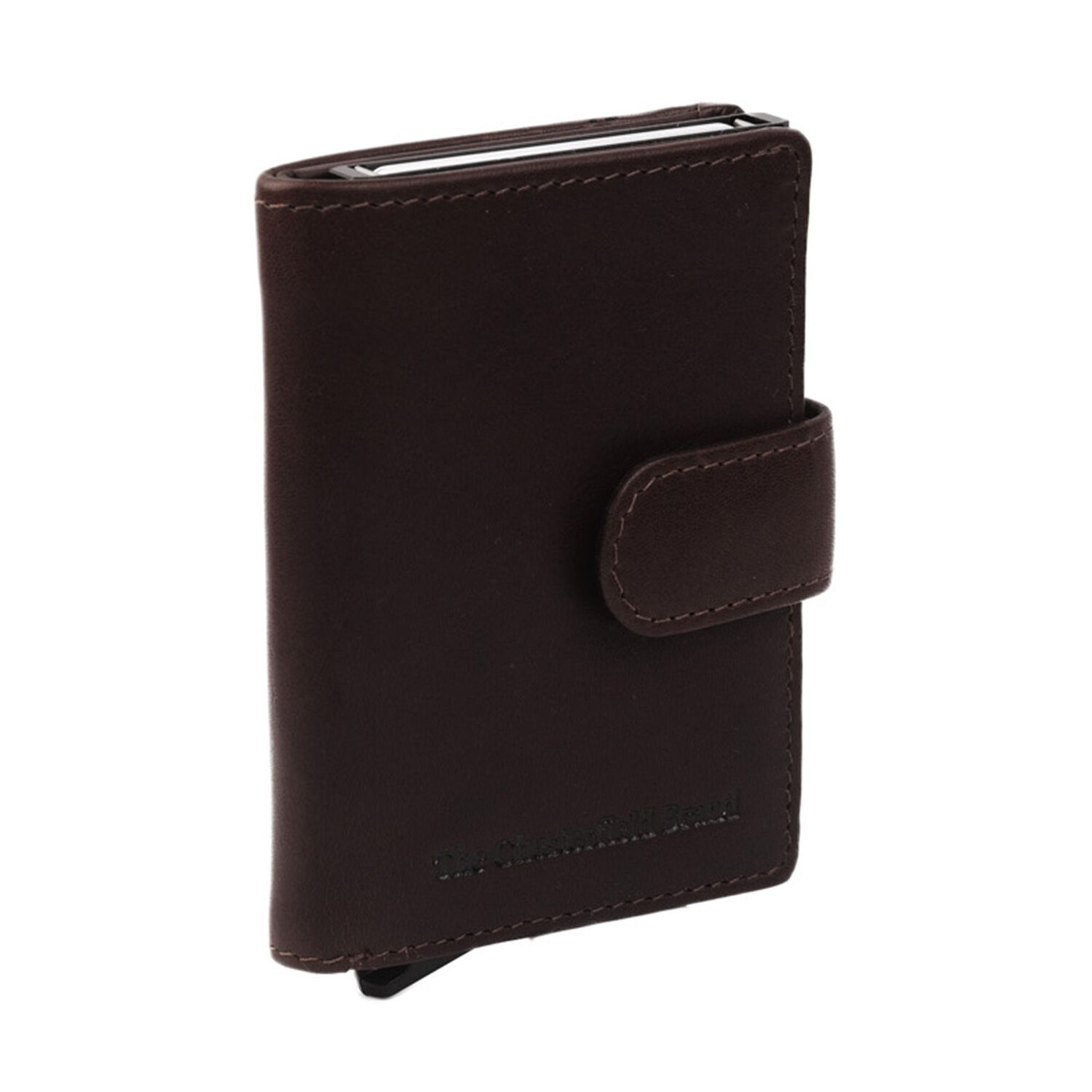 

Кошелек The Chesterfield Brand Wax Pull Up Kreditkartenetui RFID Schutz Leder 7 см, коричневый