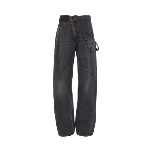 

Джинсы twisted workwear jeans J.W. Anderson, серый