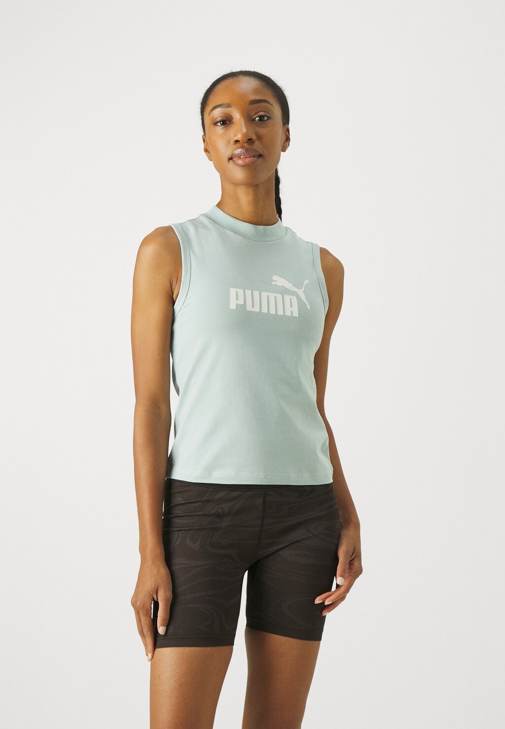 

Топ Slim Logo Tank Puma, цвет turquoise surf