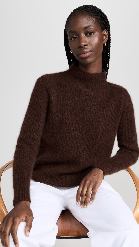 

Свитер James Perse Rib Funnel Neck Cashmere