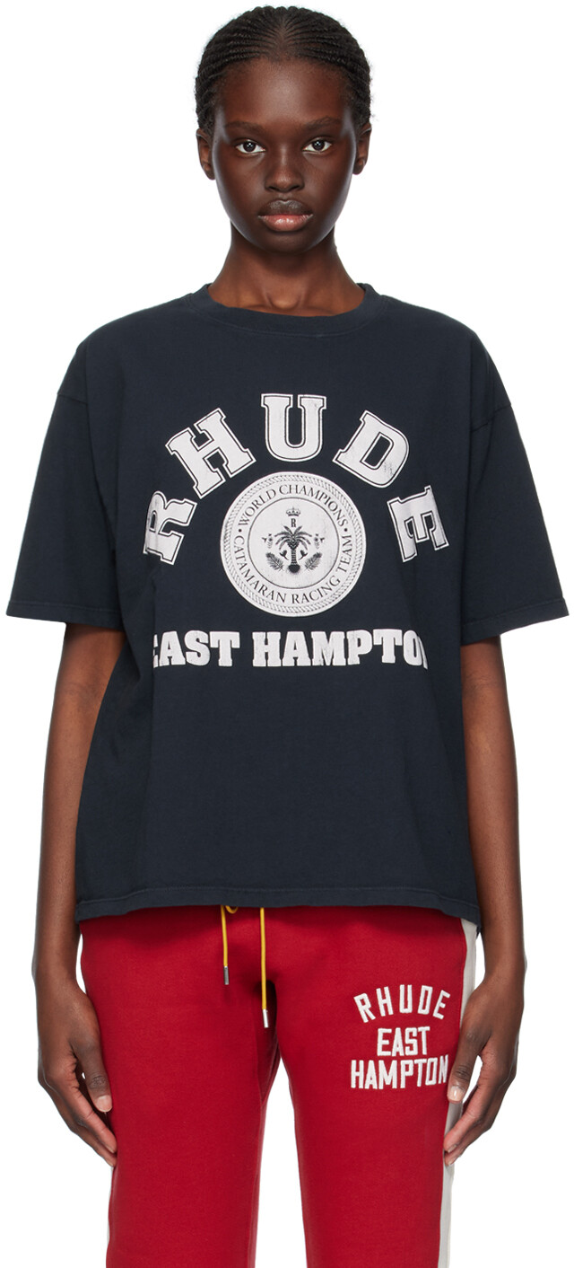 

Черная футболка Hampton Catamaran Rhude, цвет Vtg black