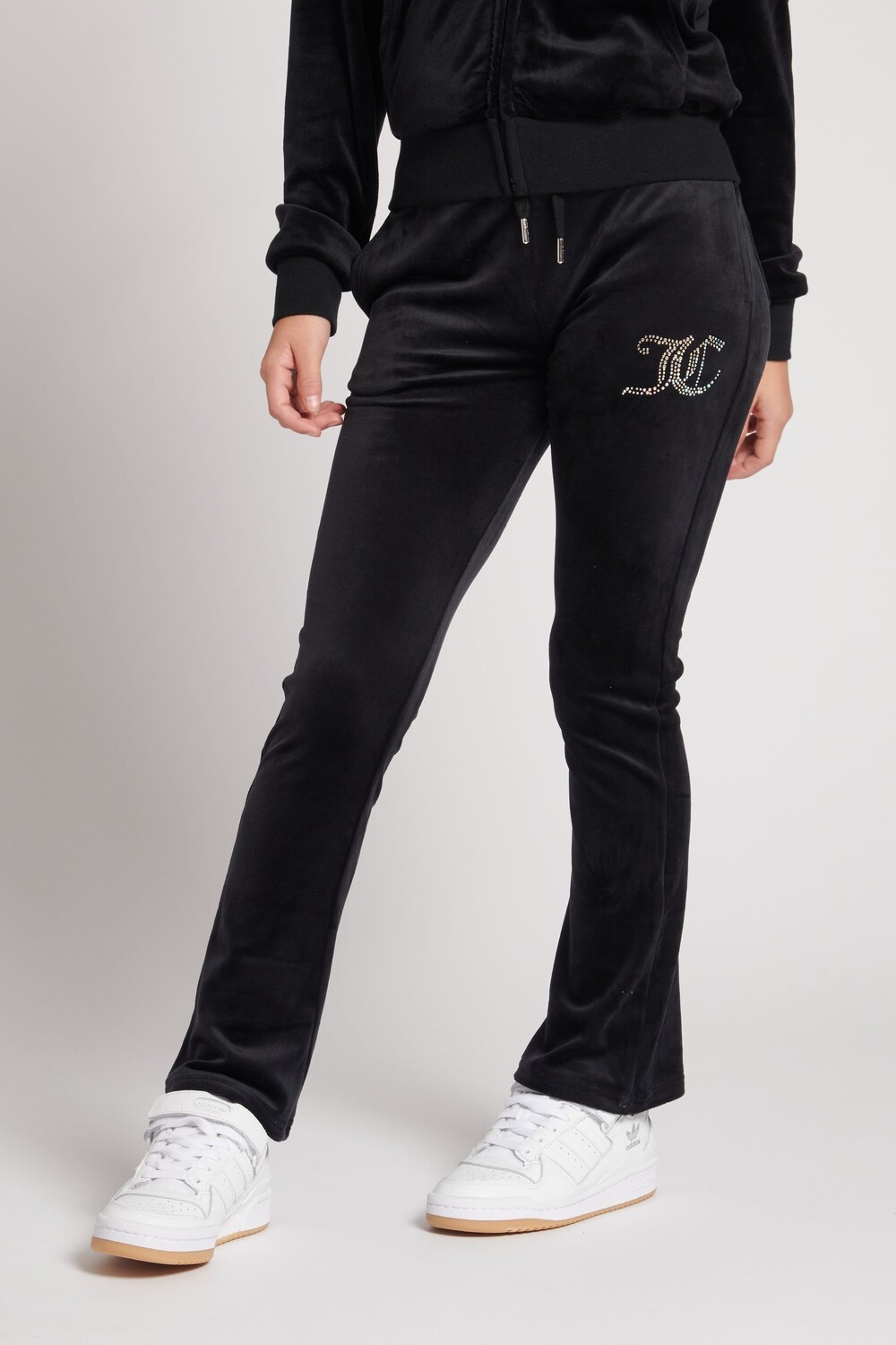 

Розовые велюровые джоггеры для девочек Juicy Couture, черный