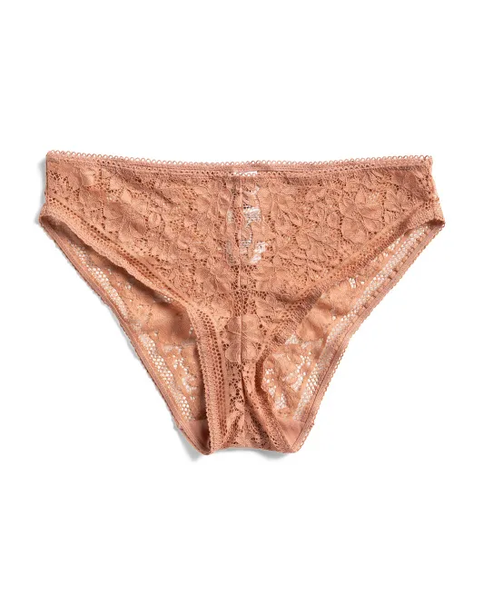 

Прямые трусики бикини со шнуровкой Wolford, цвет Mocha